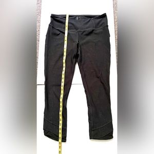 Mondetta Womens Workout Athletic Capris Size Large Charcoal Gray